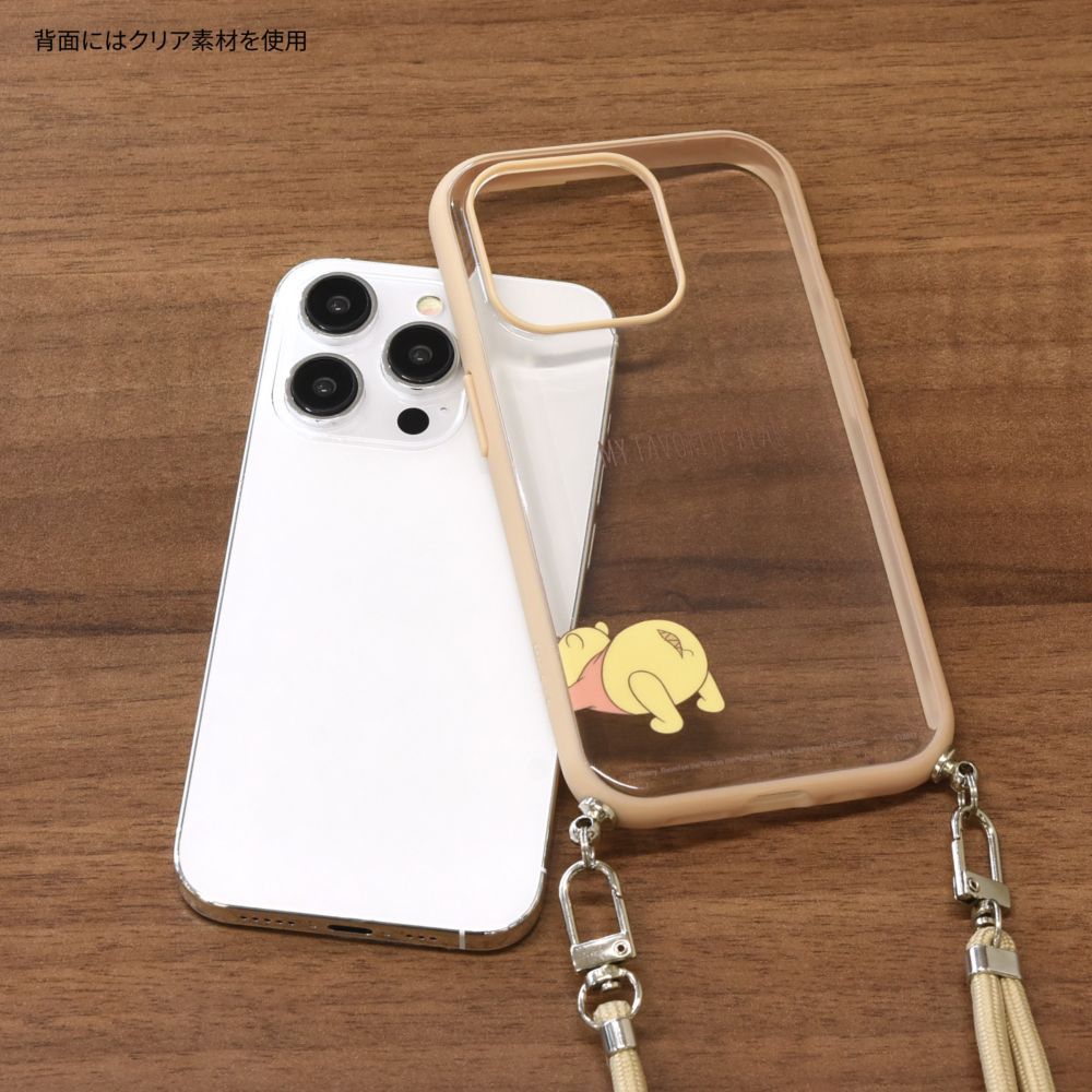 くまのプーさん IIIIfit Loop iPhone 15 Pro 対応 ケース DNG-178PO