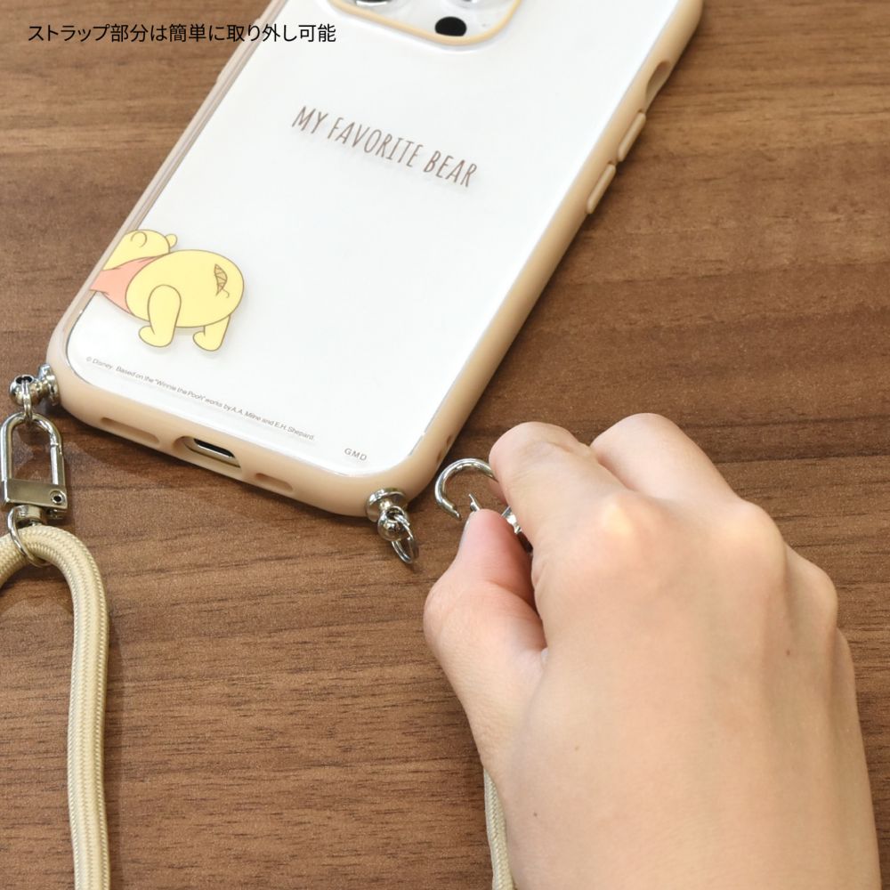 くまのプーさん IIIIfit Loop iPhone 15 Pro 対応 ケース DNG-178PO