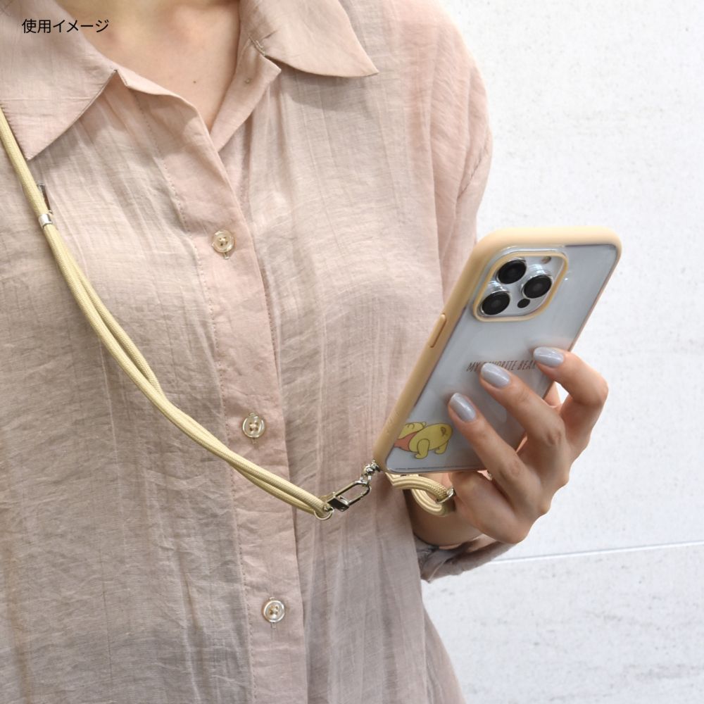 くまのプーさん IIIIfit Loop iPhone 15 Pro 対応 ケース DNG-178PO