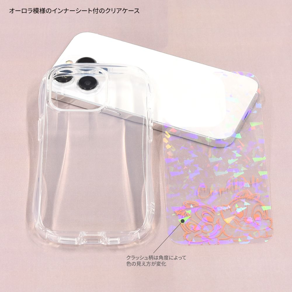チップ＆デール iPhone 15 Pro 対応 クリスタルクリアケース DNG-183CD
