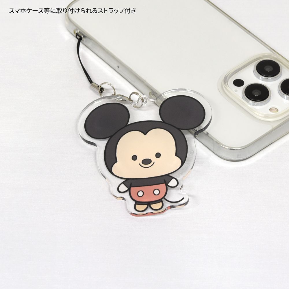 ミッキーマウス モバイルアクリルストラップ Lサイズ DNG-192MK