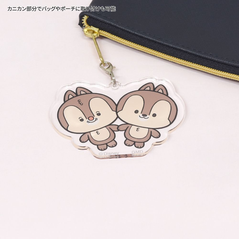 チップ＆デール モバイルアクリルストラップ Lサイズ DNG-192CD