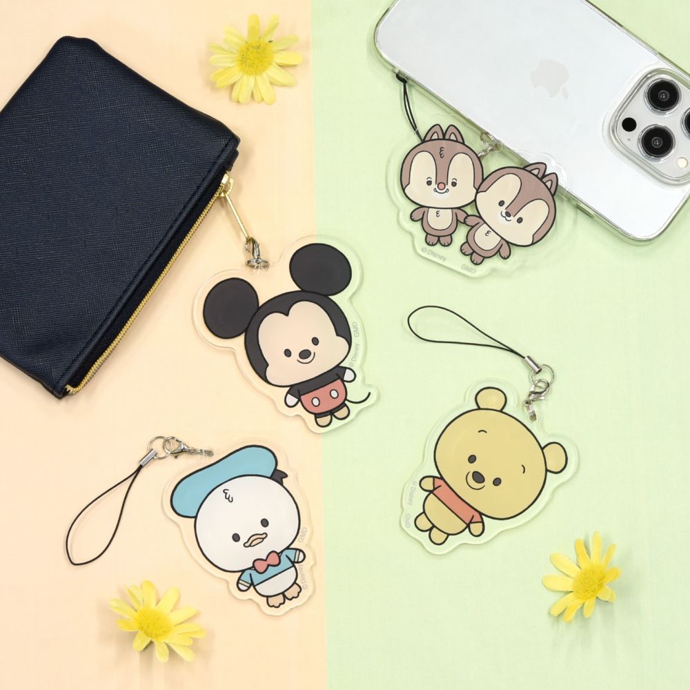 チップ＆デール モバイルアクリルストラップ Lサイズ DNG-192CD