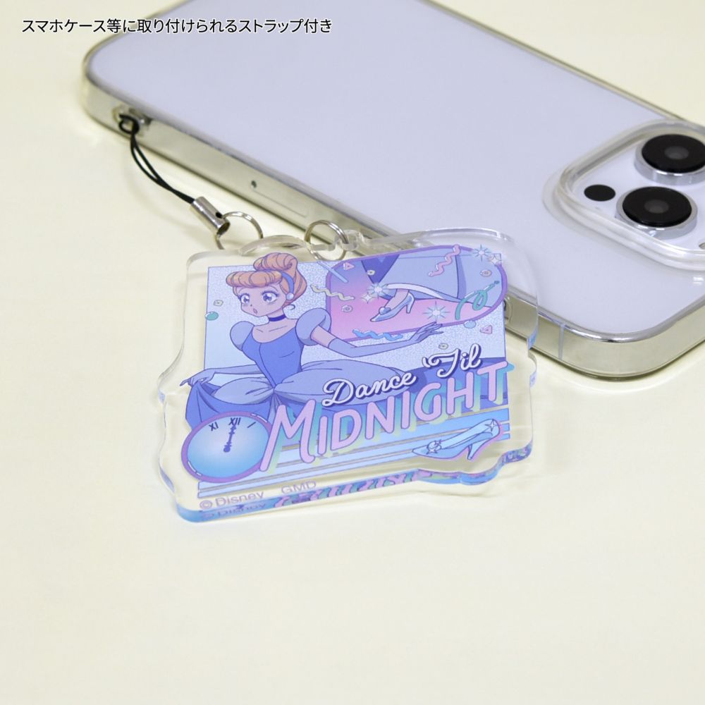 シンデレラ モバイルアクリルストラップ Lサイズ DNG-193CN
