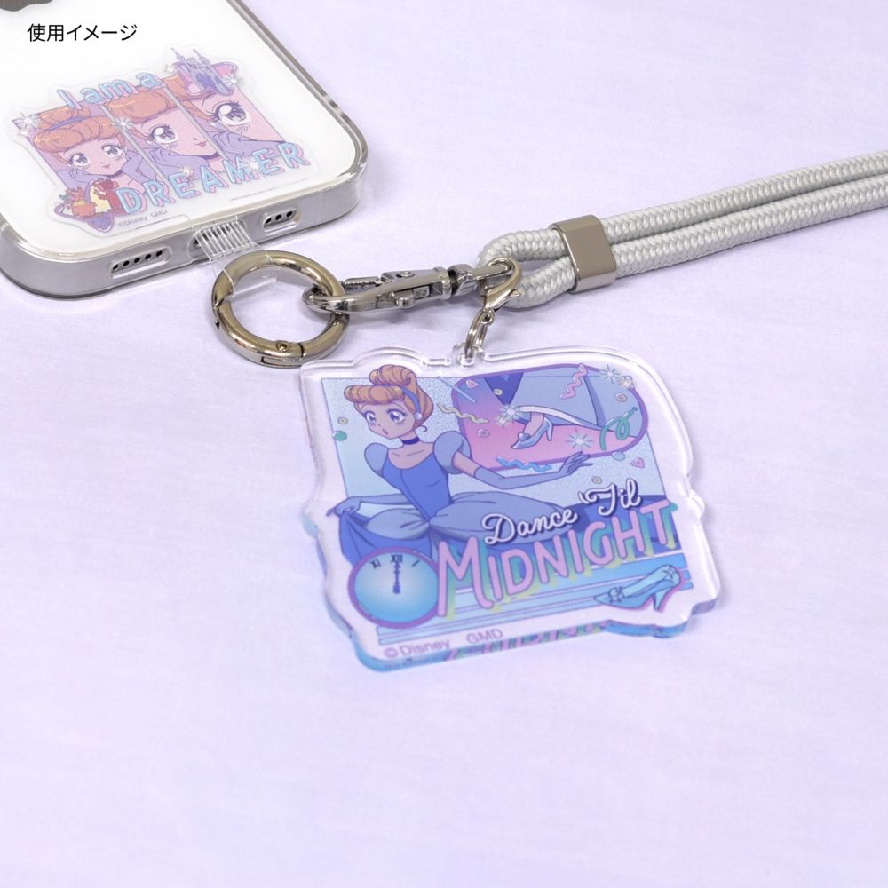 シンデレラ モバイルアクリルストラップ Lサイズ DNG-193CN