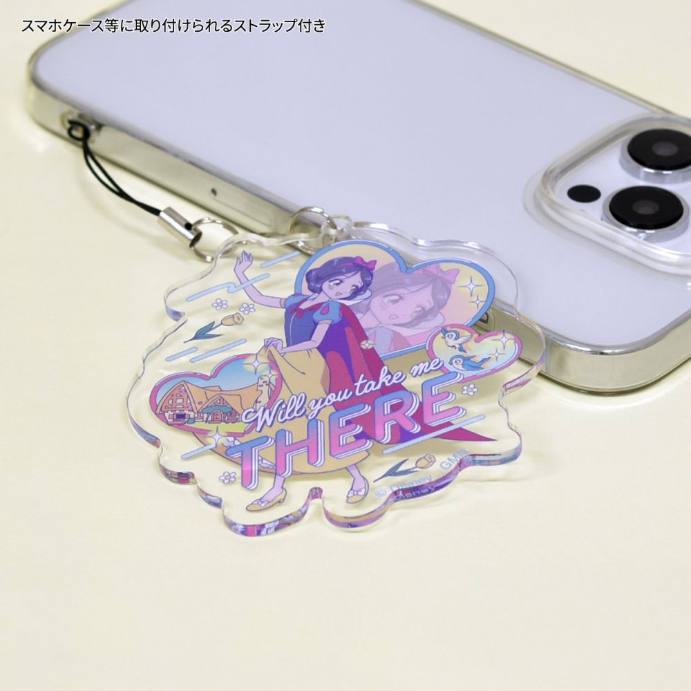 白雪姫 モバイルアクリルストラップ Lサイズ DNG-193SW