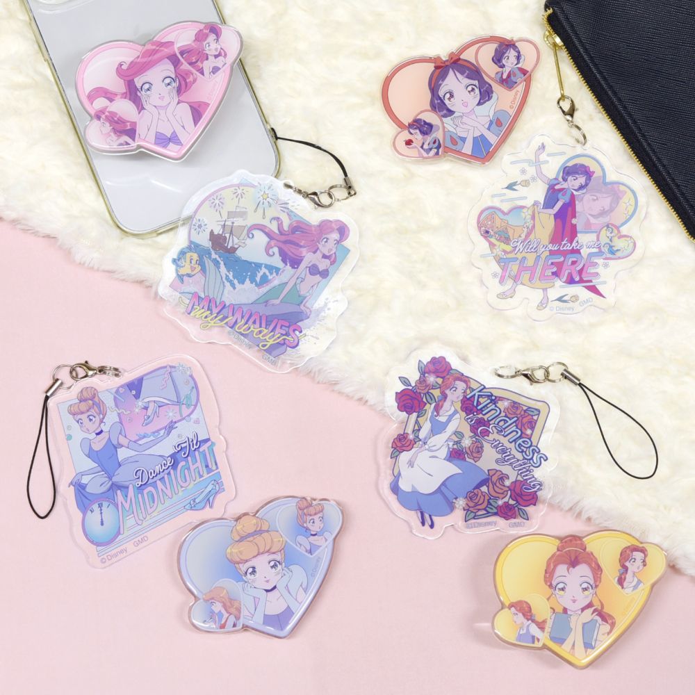 白雪姫 モバイルアクリルストラップ Lサイズ DNG-193SW