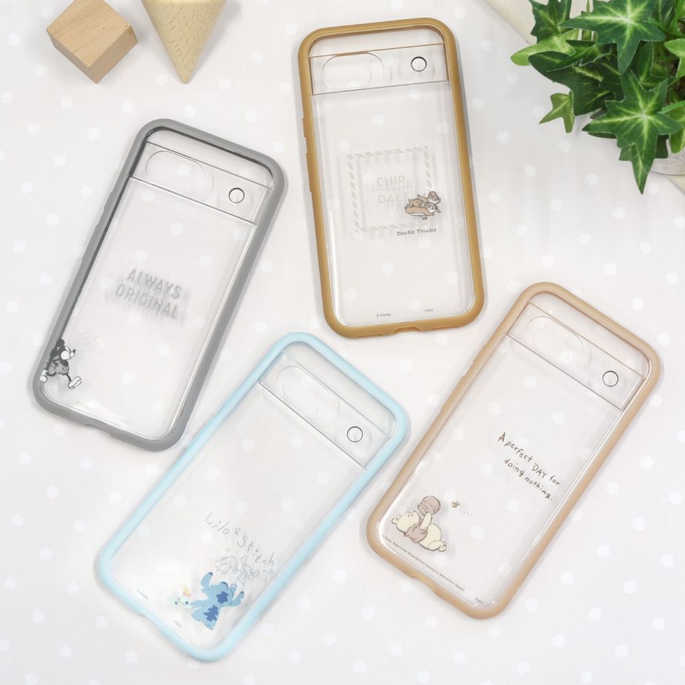 スティッチ IIIIfit Clear(イーフィット クリア) Google Pixel 8a 対応 ケース DNG-196ST