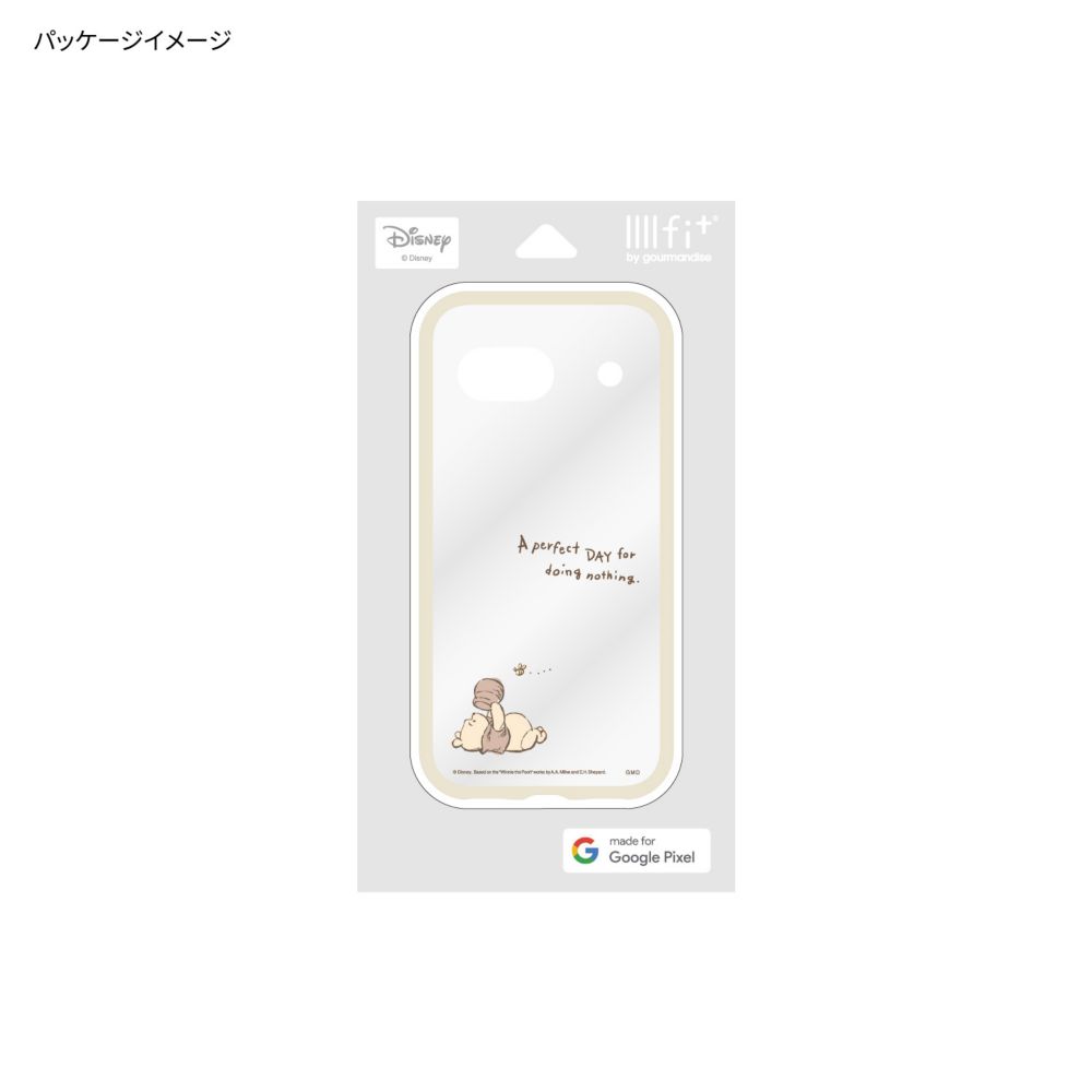 くまのプーさん IIIIfit Clear(イーフィット クリア) Google Pixel 8a 対応 ケース DNG-196PO