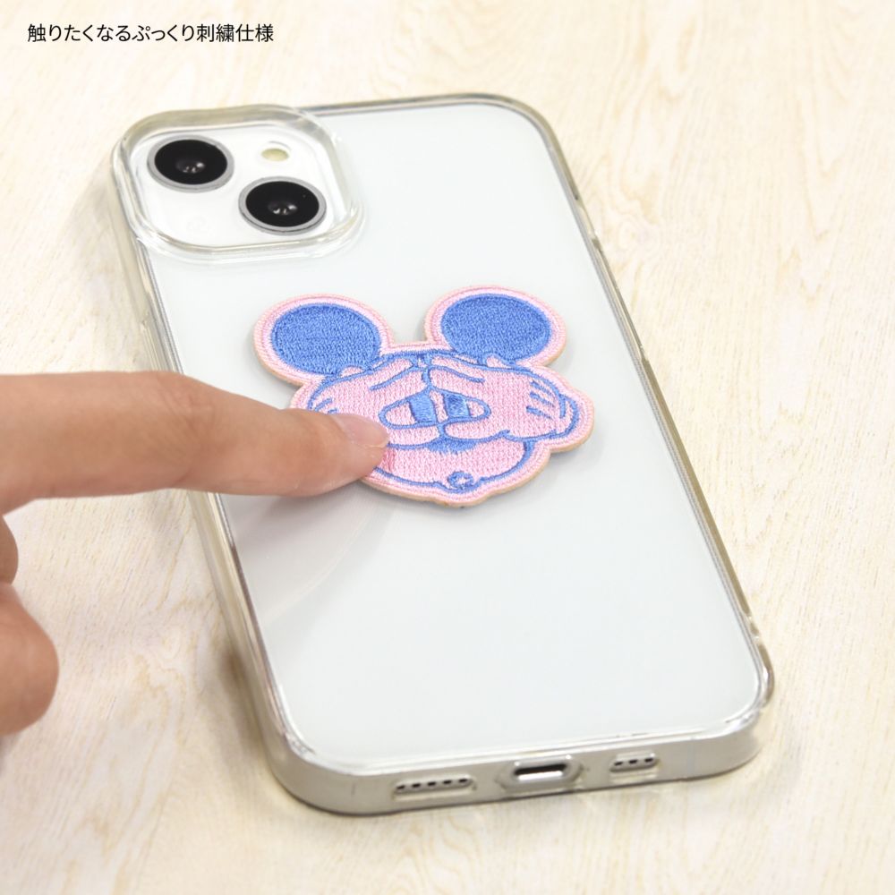 ミッキーマウス 刺繍モバイルステッカー DNG-199MK