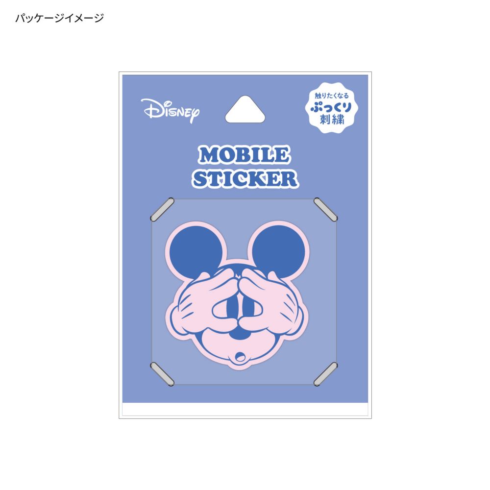 ミッキーマウス 刺繍モバイルステッカー DNG-199MK