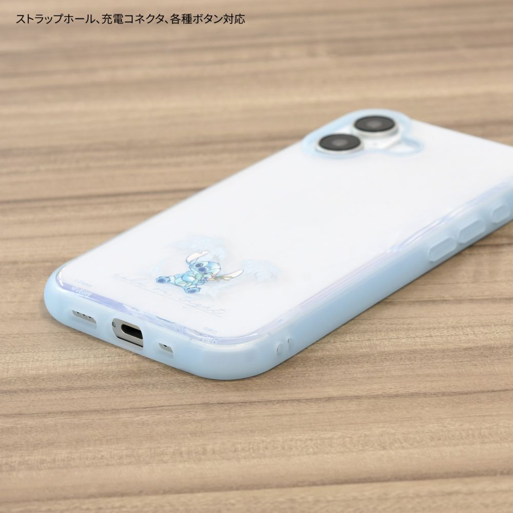 スティッチ IIIIfit Clear iPhone16 対応 ケース DNG-201ST