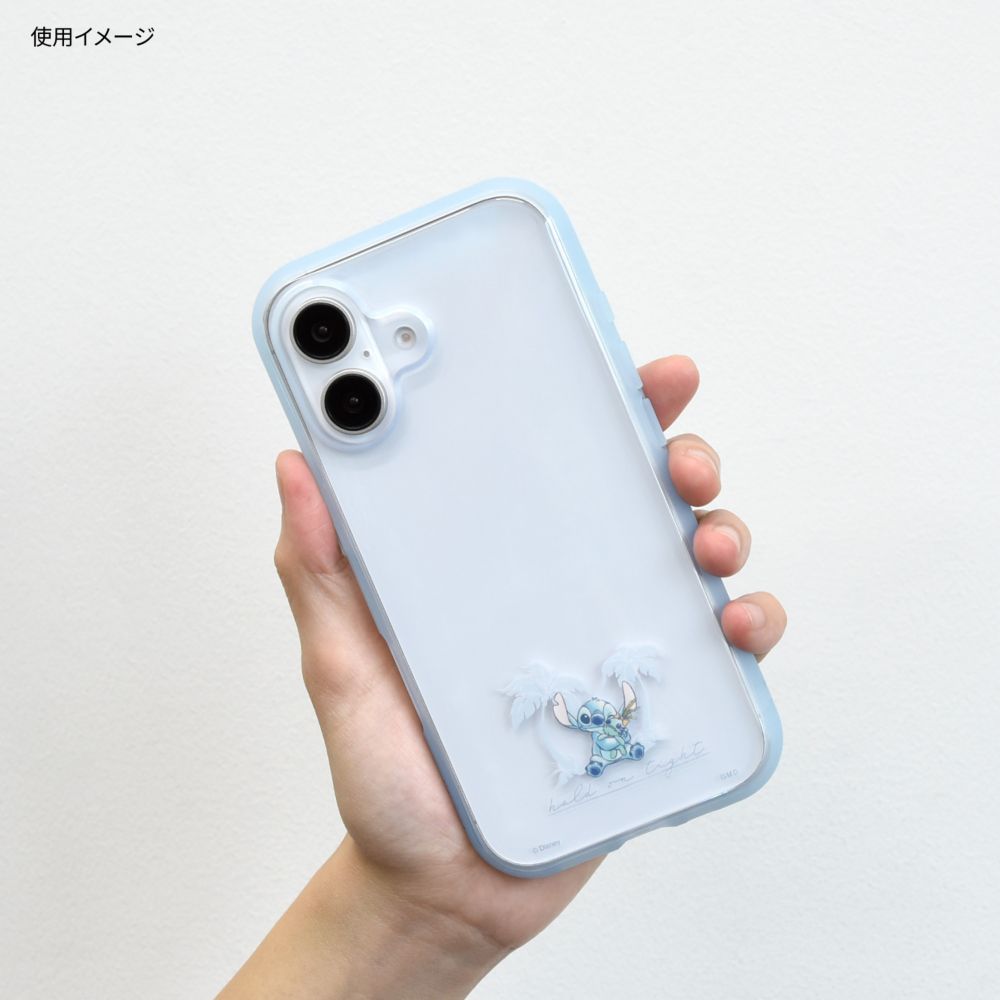 スティッチ IIIIfit Clear iPhone16 対応 ケース DNG-201ST