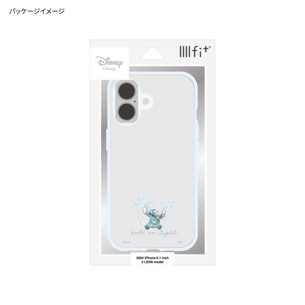 スティッチ IIIIfit Clear iPhone16 対応 ケース DNG-201ST