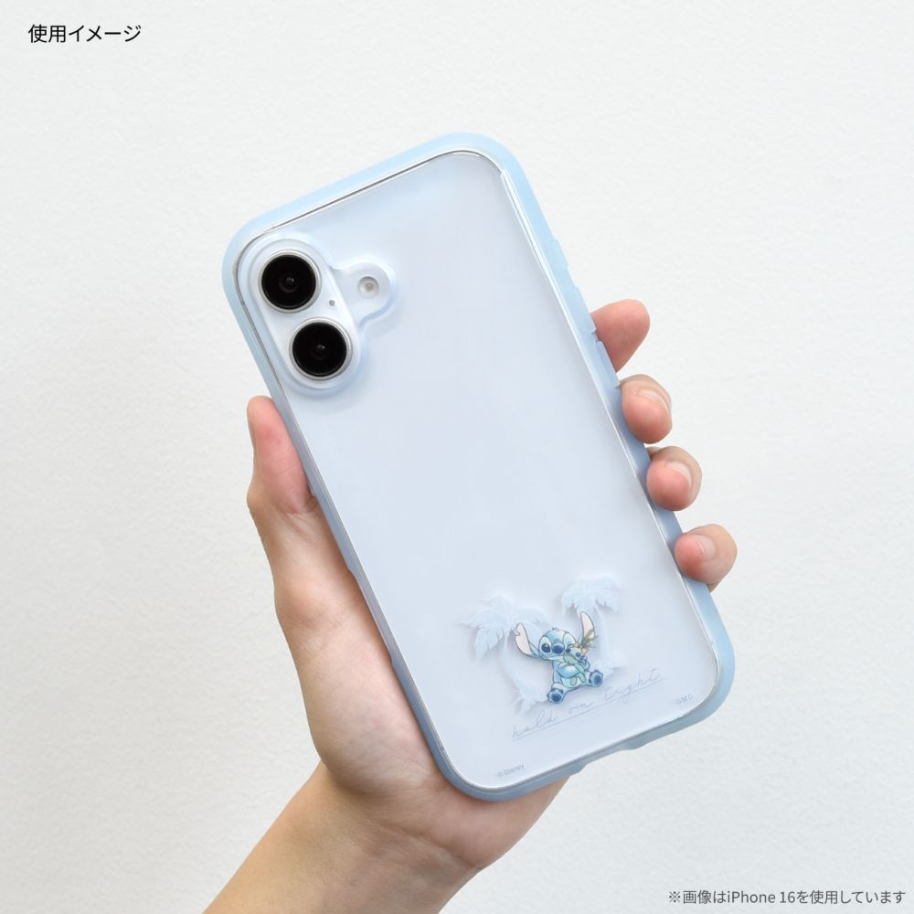 スティッチ IIIIfit Clear iPhone16 Pro 対応 ケース DNG-202ST