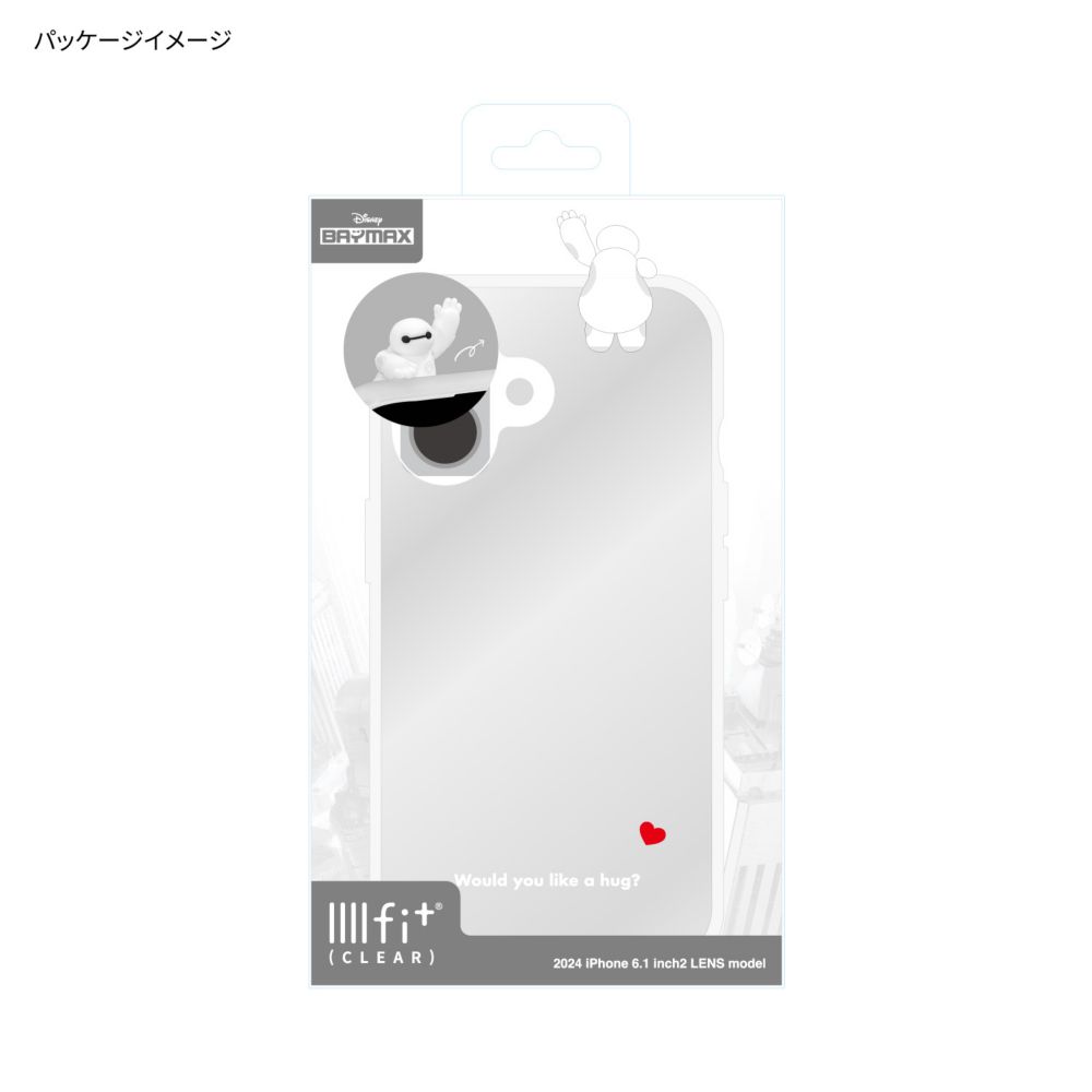 ベイマックス  フレーム IIIIfit Clear iPhone16 対応 ケース DNG-203BX