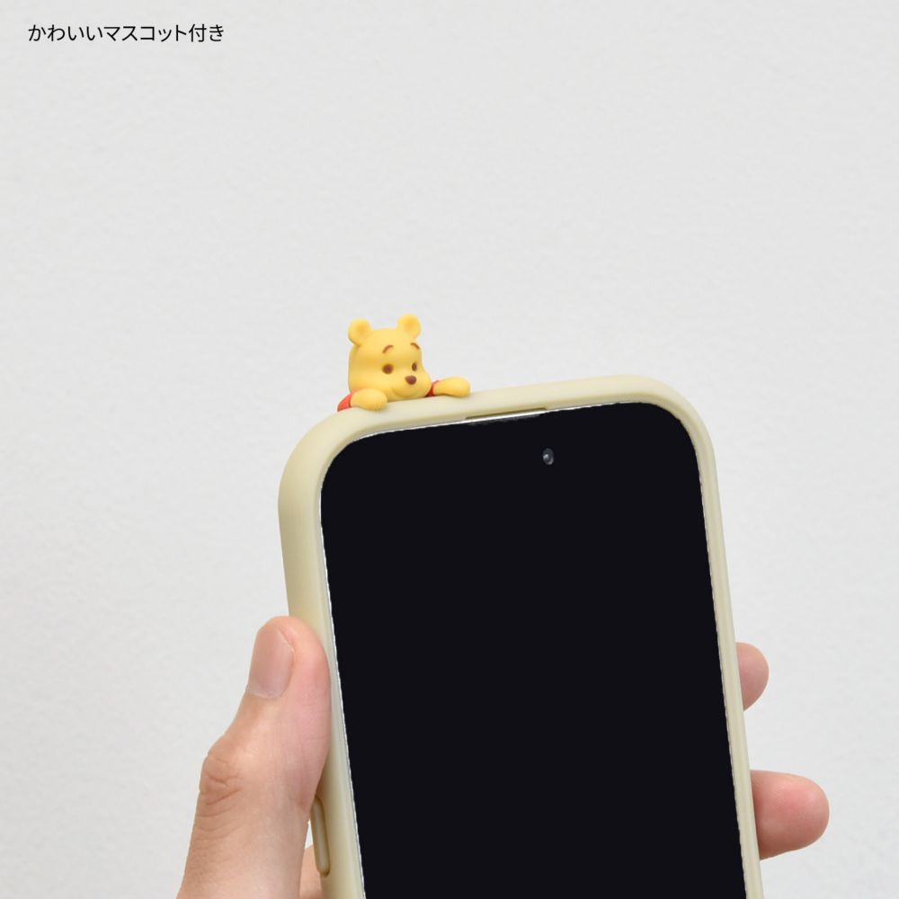 くまのプーさん  フレーム IIIIfit Clear iPhone16 対応 ケース DNG-203PO