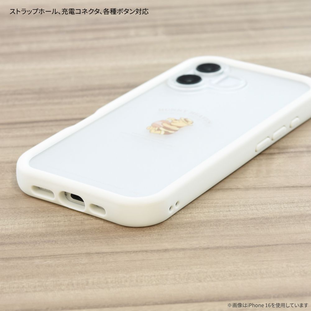 くまのプーさん iPhone16 Pro 対応 プランプフレームケース DNG-205PO
