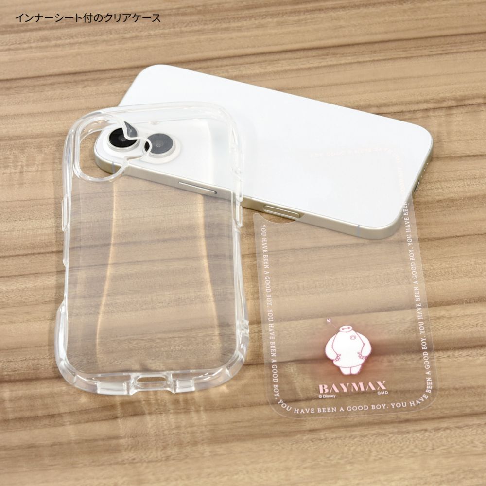 ベイマックス iPhone16 対応 クリスタルクリアケース DNG-208BX