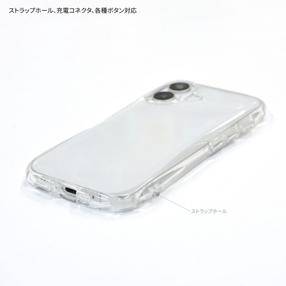 ラプンツェル iPhone16 対応 クリスタルクリアケース DNG-208RP