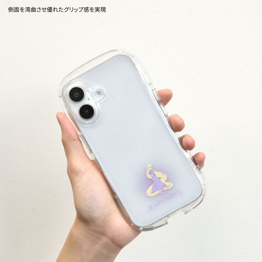 ラプンツェル iPhone16 対応 クリスタルクリアケース DNG-208RP