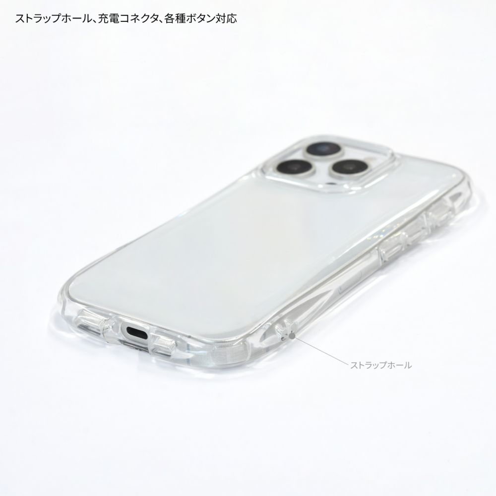 チップ＆デール iPhone16 Pro 対応 クリスタルクリアケース DNG-209CD