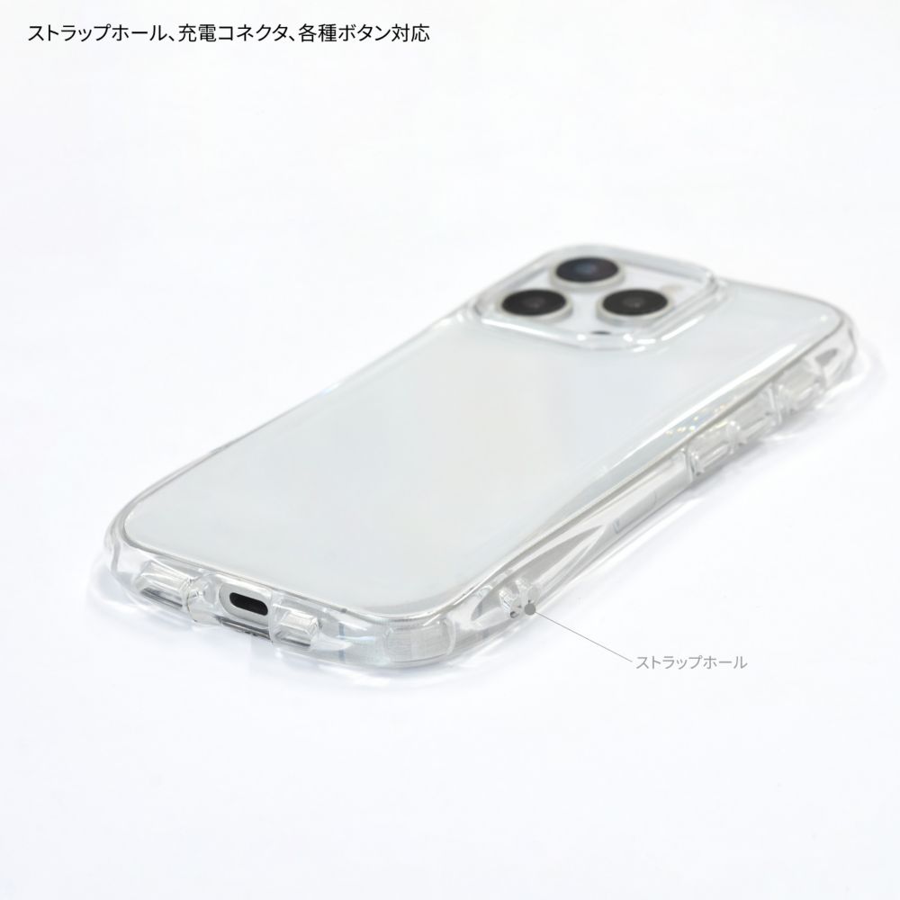 ラプンツェル iPhone16 Pro 対応 クリスタルクリアケース DNG-209RP