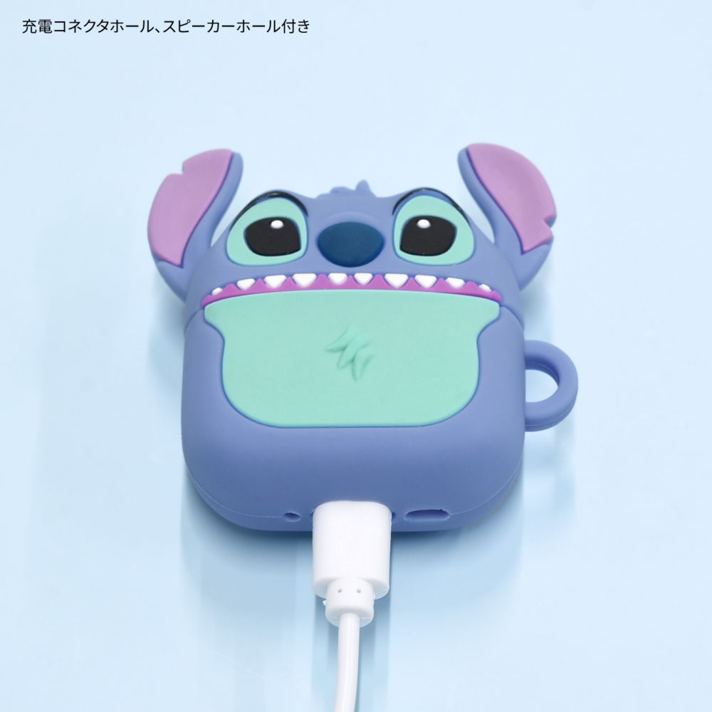 スティッチ AirPods 4 対応 シリコンケース DNG-242ST