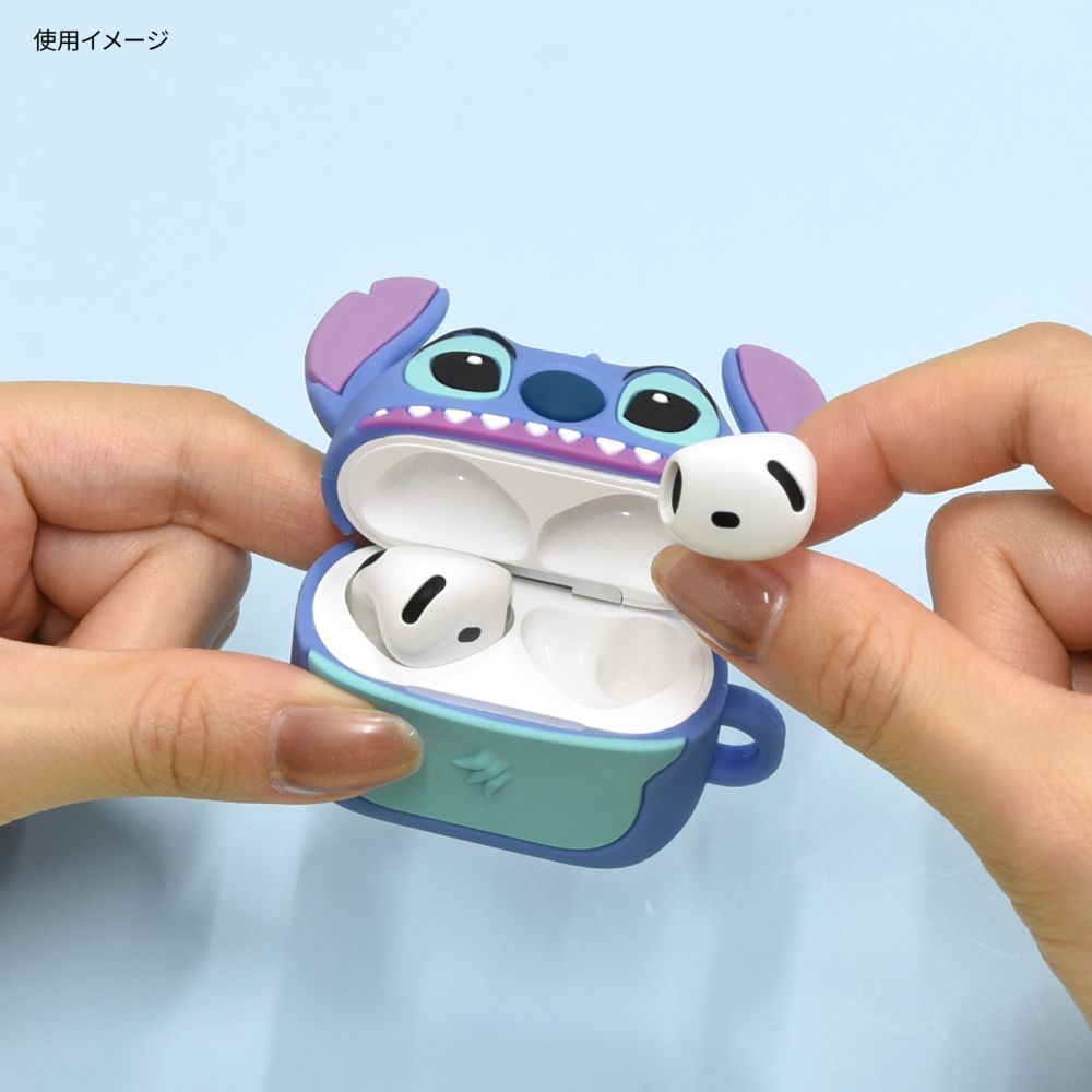 スティッチ AirPods 4 対応 シリコンケース DNG-242ST