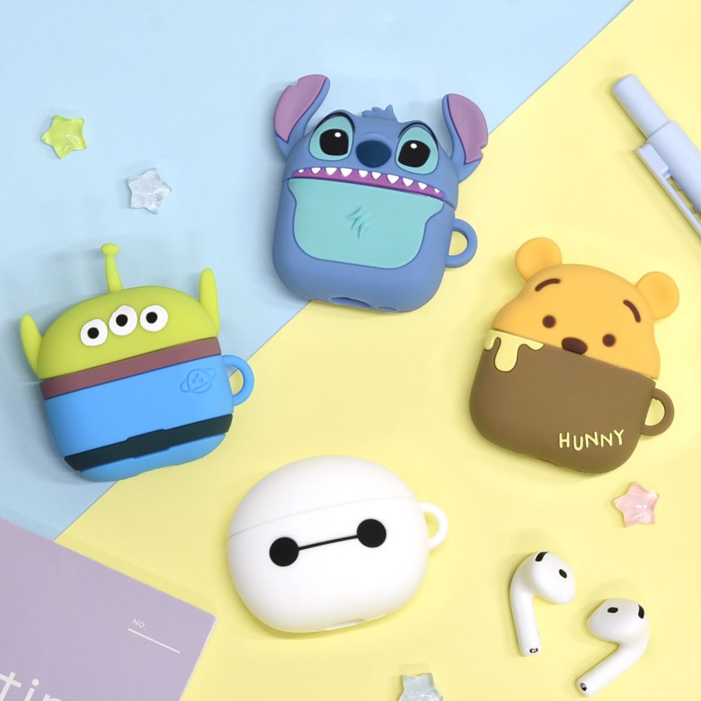 くまのプーさん AirPods 4 対応 シリコンケース DNG-242PO