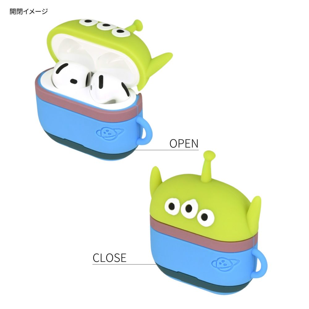 エイリアン AirPods 4 対応 シリコンケース DNG-242AL