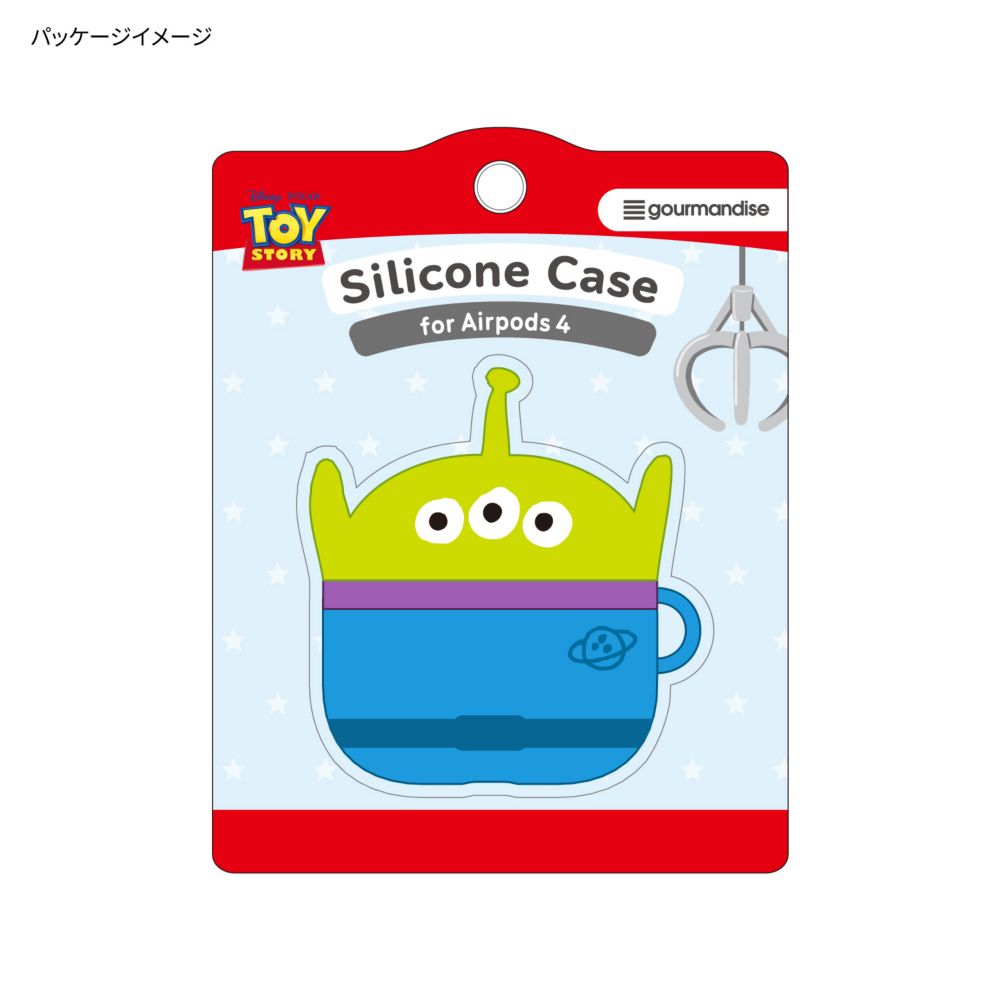 エイリアン AirPods 4 対応 シリコンケース DNG-242AL