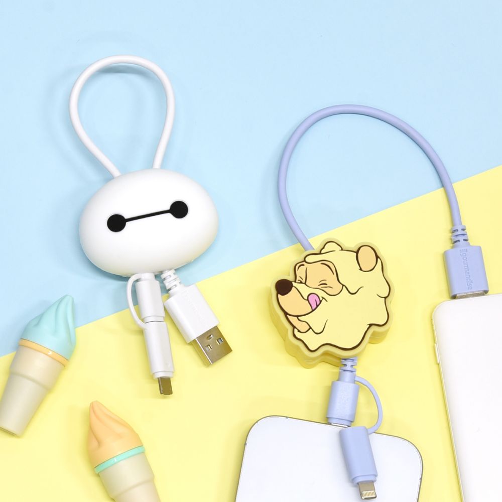 ベイマックス マスコットカバー付きマルチ充電ケーブル DNG-244BX