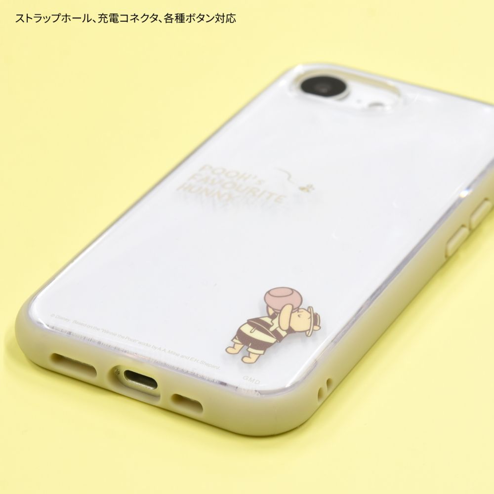 くまのプーさん IIIIfit iPhone 16e 対応 ケース DNG-246PO
