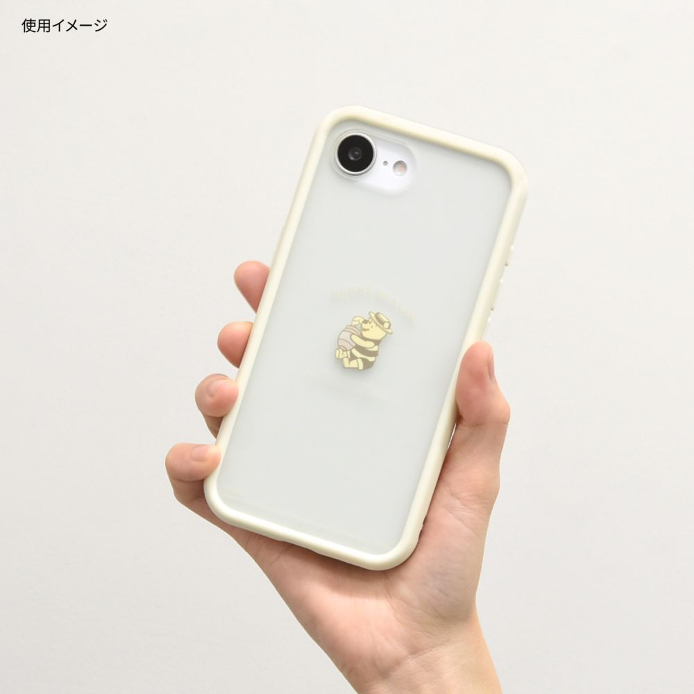 くまのプーさん IIIIfit プランプフレーム iPhone 16e 対応 ケース DNG-247PO