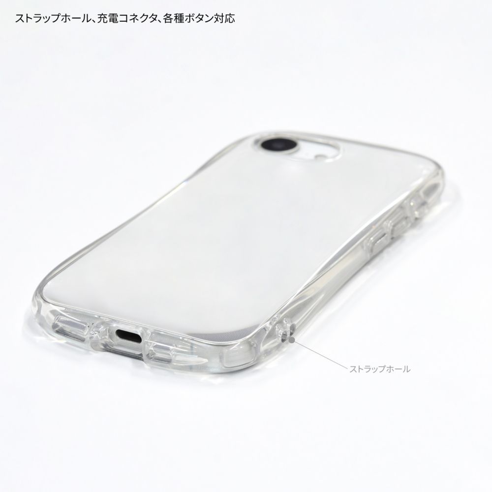 ベイマックス iPhone16e 対応 クリスタルクリアケース DNG-249BX
