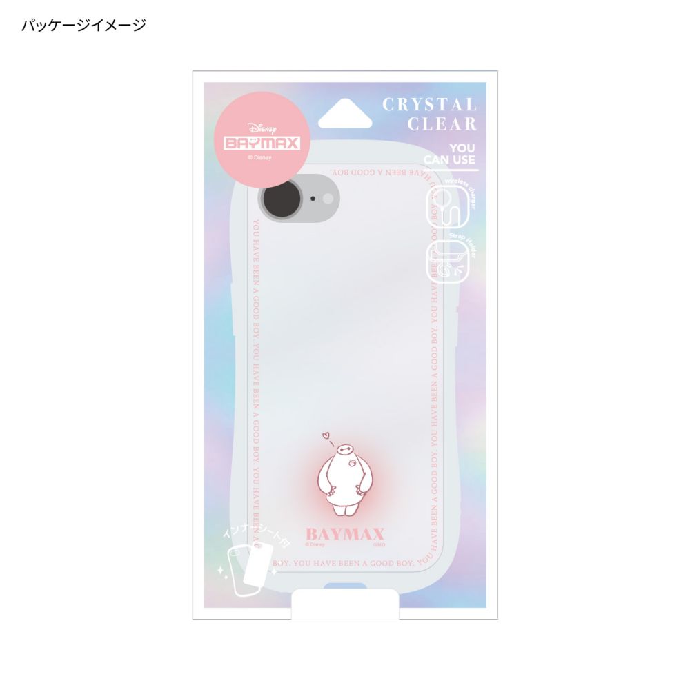ベイマックス iPhone16e 対応 クリスタルクリアケース DNG-249BX