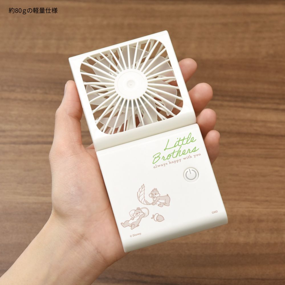 チップ＆デール 2つ折りクールファン DNG-254CD