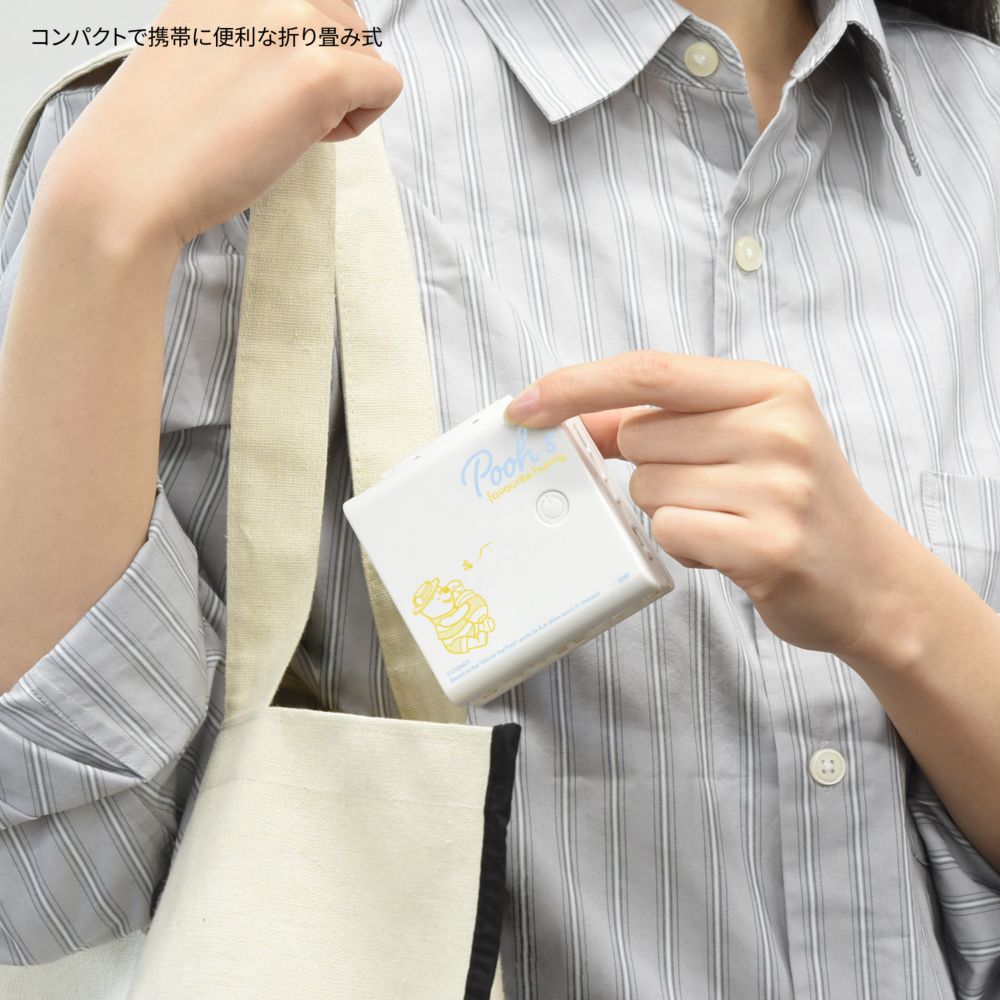 くまのプーさん 2つ折りクールファン DNG-254PO