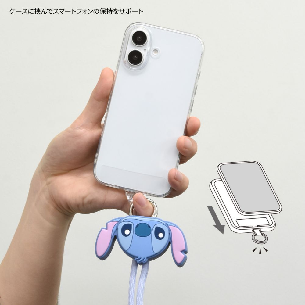 スティッチ マルチリングプラス マスコットストラップ DNG-212ST