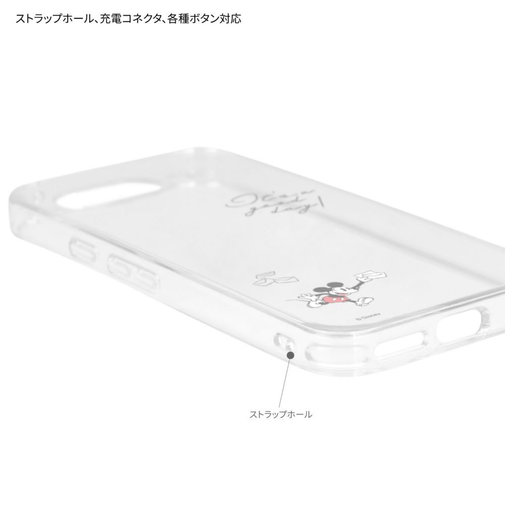 ミッキーマウス Google Pixel 9a 対応 クリアケース DNG-263MK