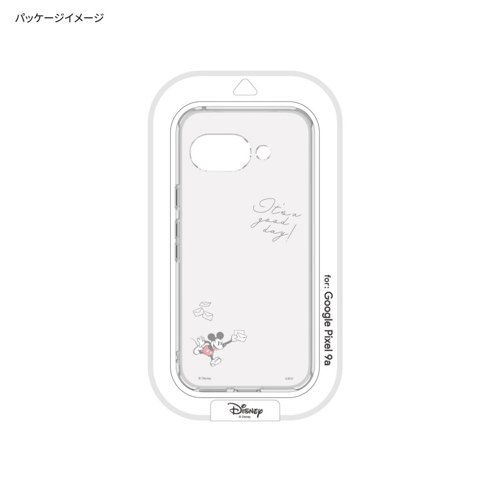 ミッキーマウス Google Pixel 9a 対応 クリアケース DNG-263MK