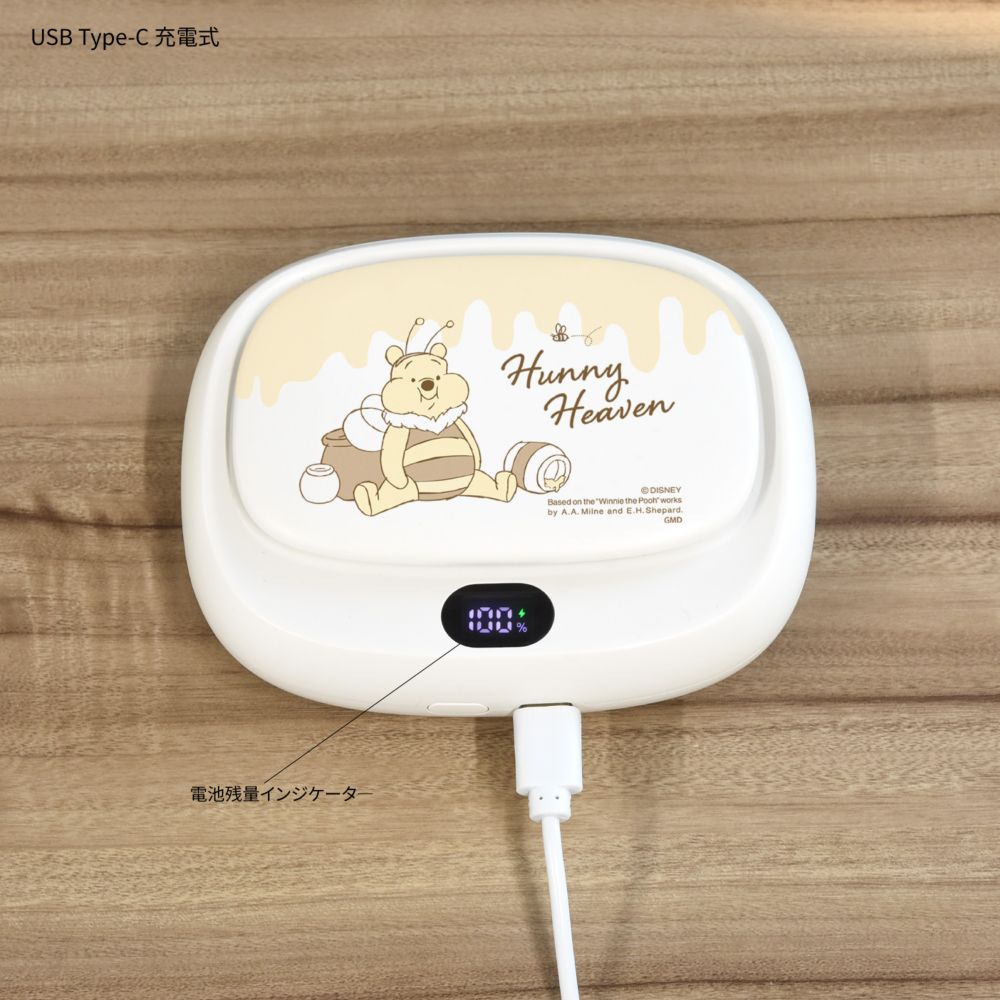 くまのプーさん USB充電式 3WAYクールファン DNG-270PO