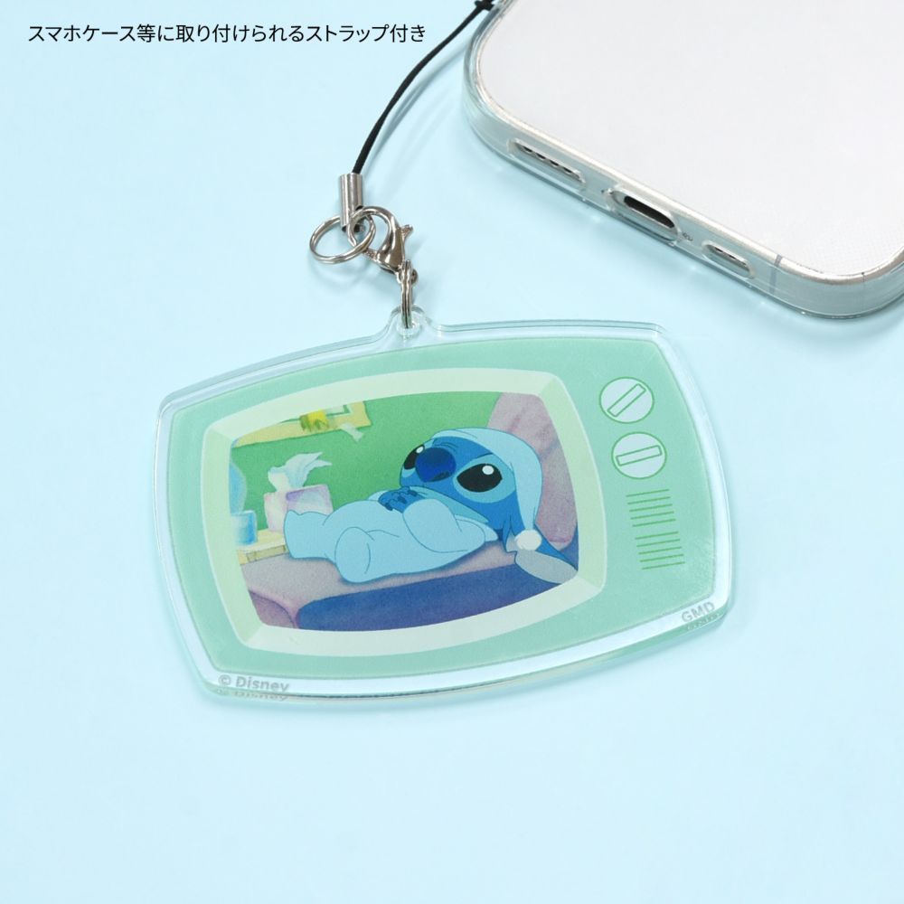 リロ＆スティッチ モバイルアクリルストラップ Lサイズ DNG-276A