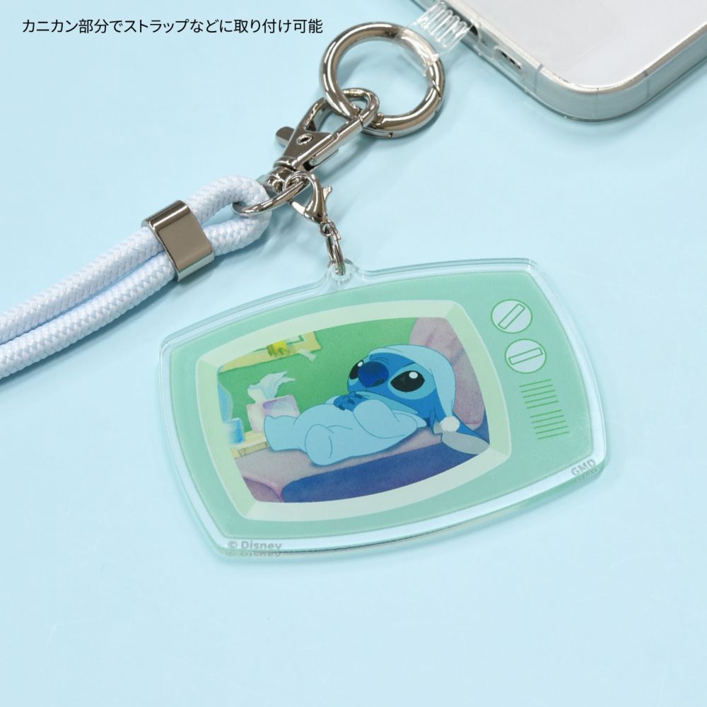 リロ＆スティッチ モバイルアクリルストラップ Lサイズ DNG-276A
