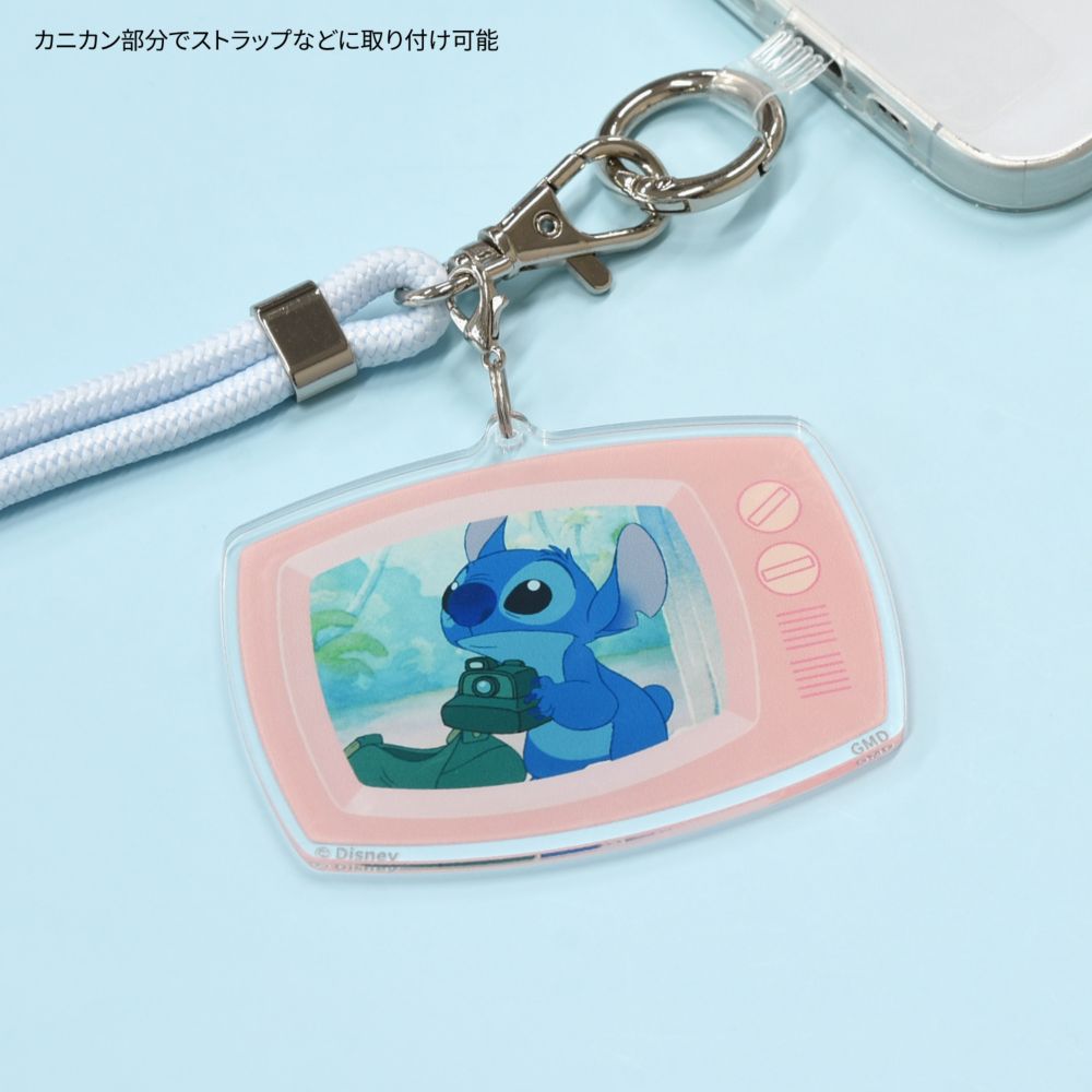 リロ＆スティッチ モバイルアクリルストラップ Lサイズ DNG-276B