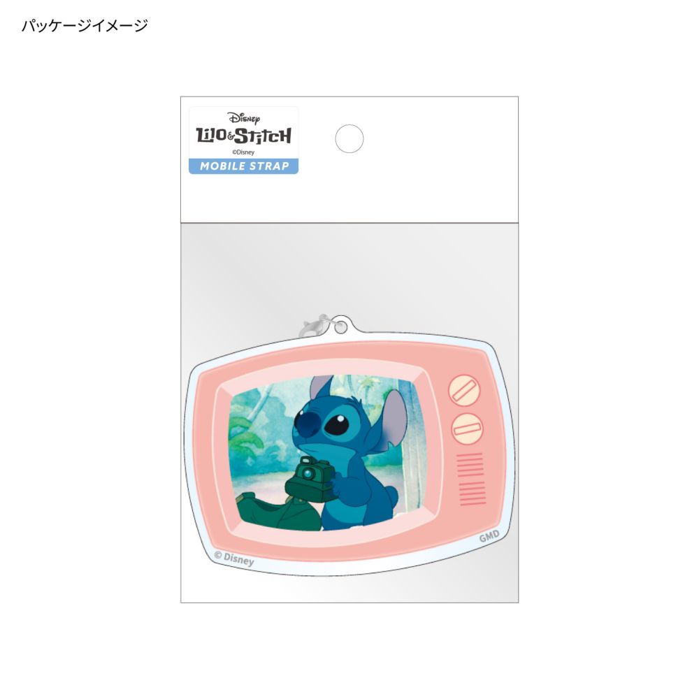 リロ＆スティッチ モバイルアクリルストラップ Lサイズ DNG-276B