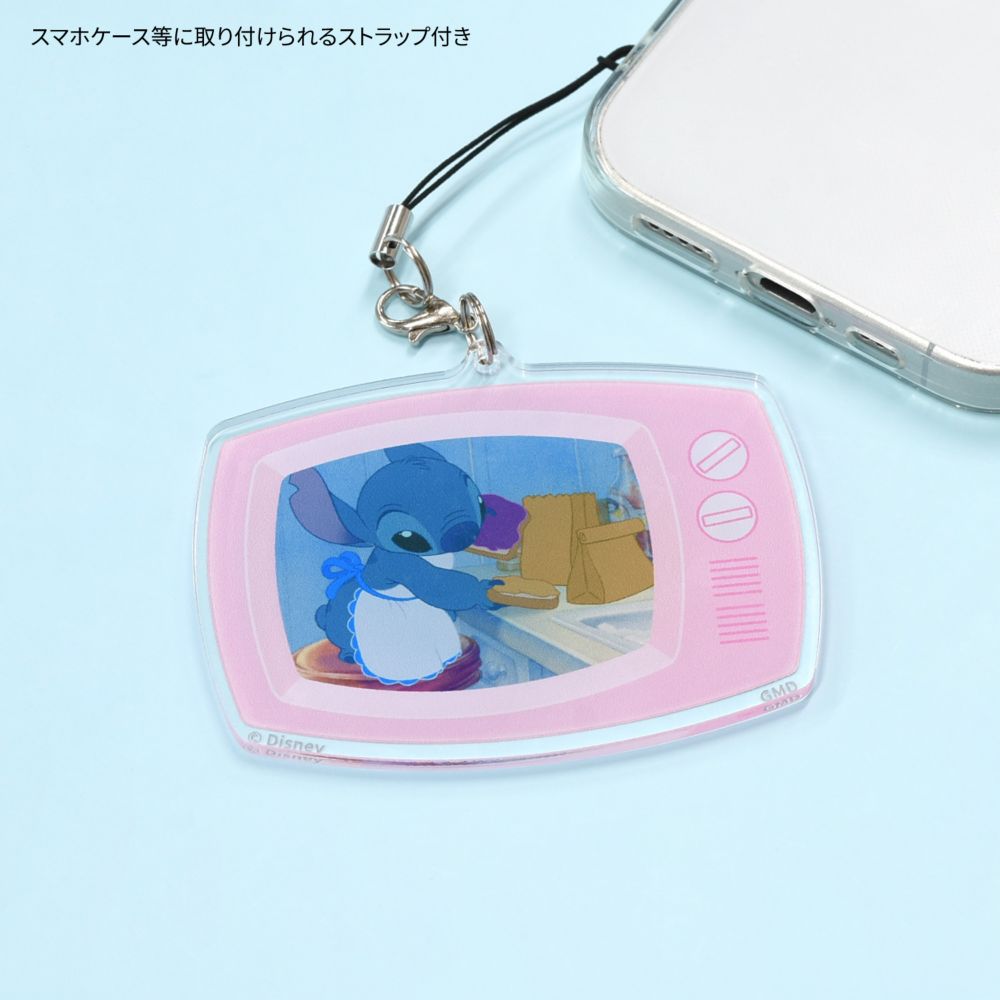 リロ＆スティッチ モバイルアクリルストラップ Lサイズ DNG-276C