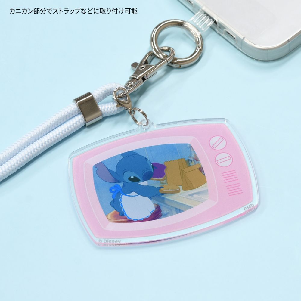 リロ＆スティッチ モバイルアクリルストラップ Lサイズ DNG-276C