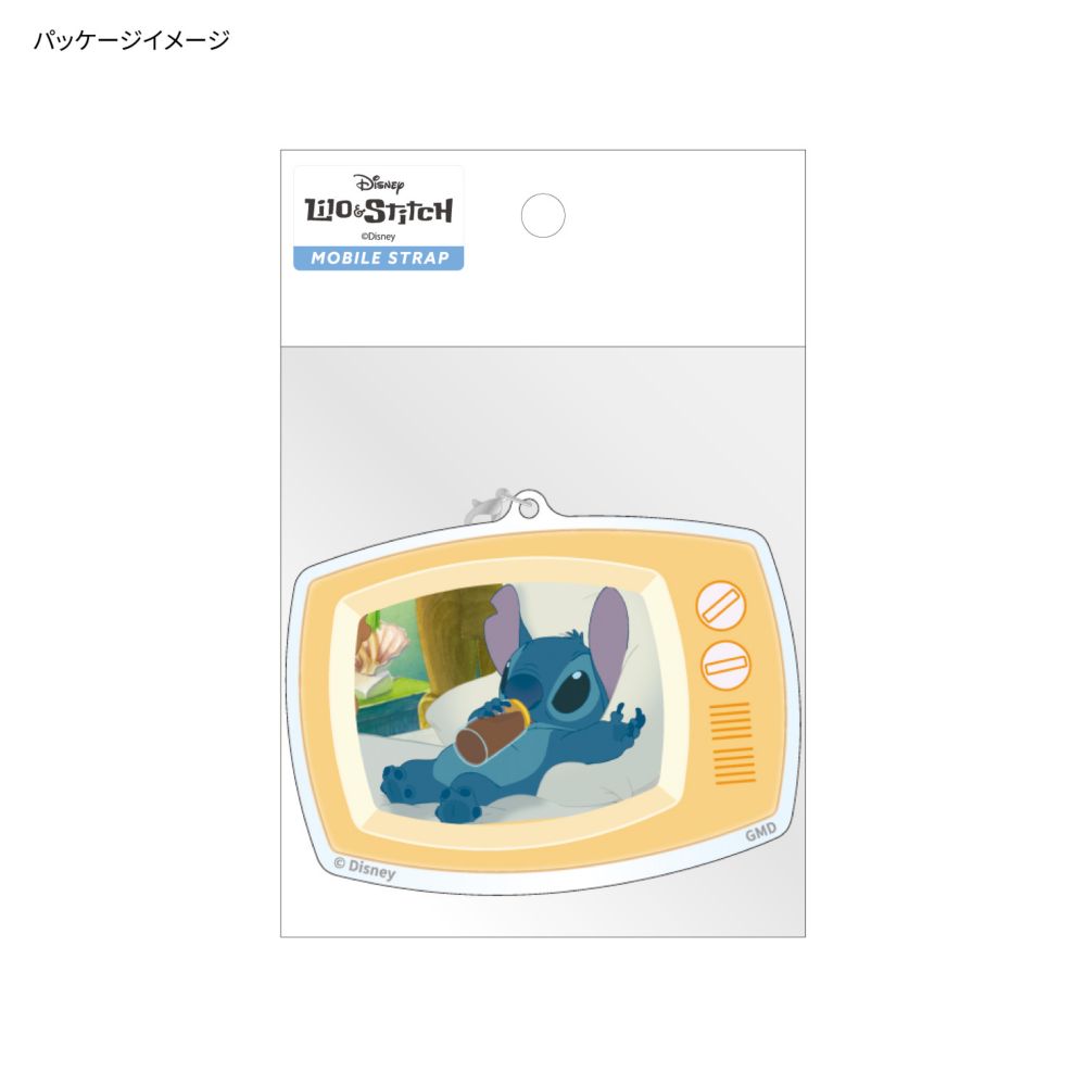 リロ＆スティッチ モバイルアクリルストラップ Lサイズ DNG-276D